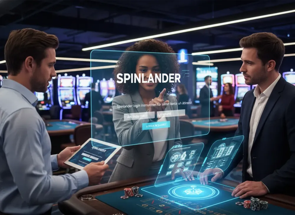 Spinlander login instruktioner för säkert konto och åtkomst